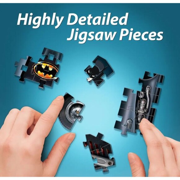 Batman Batmobile 3D Puzzle 255 Pieces Wrebbit3D DC Comics Collectible - Picture 10 of 12